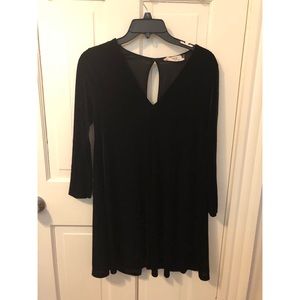 Urban Renewal Black Velvet Dress- UO